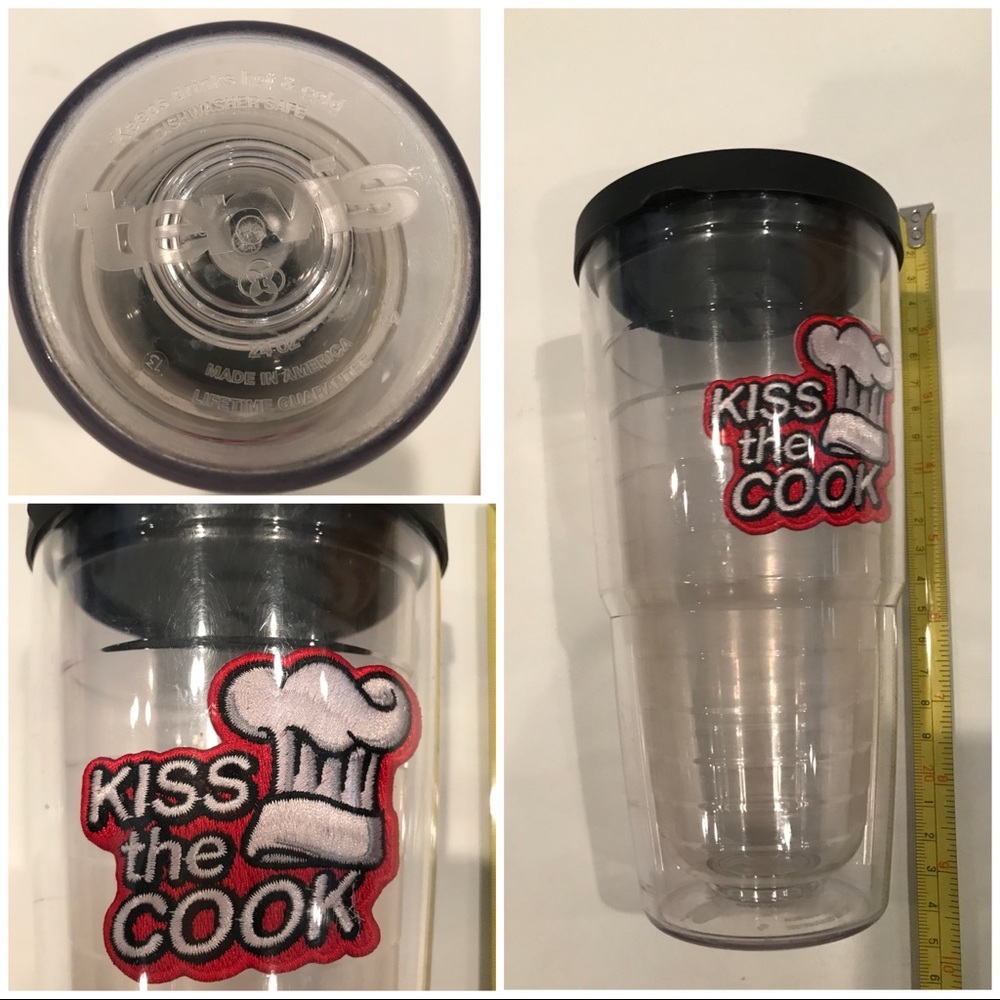 Tervis tumbler cup Kiss the Cook